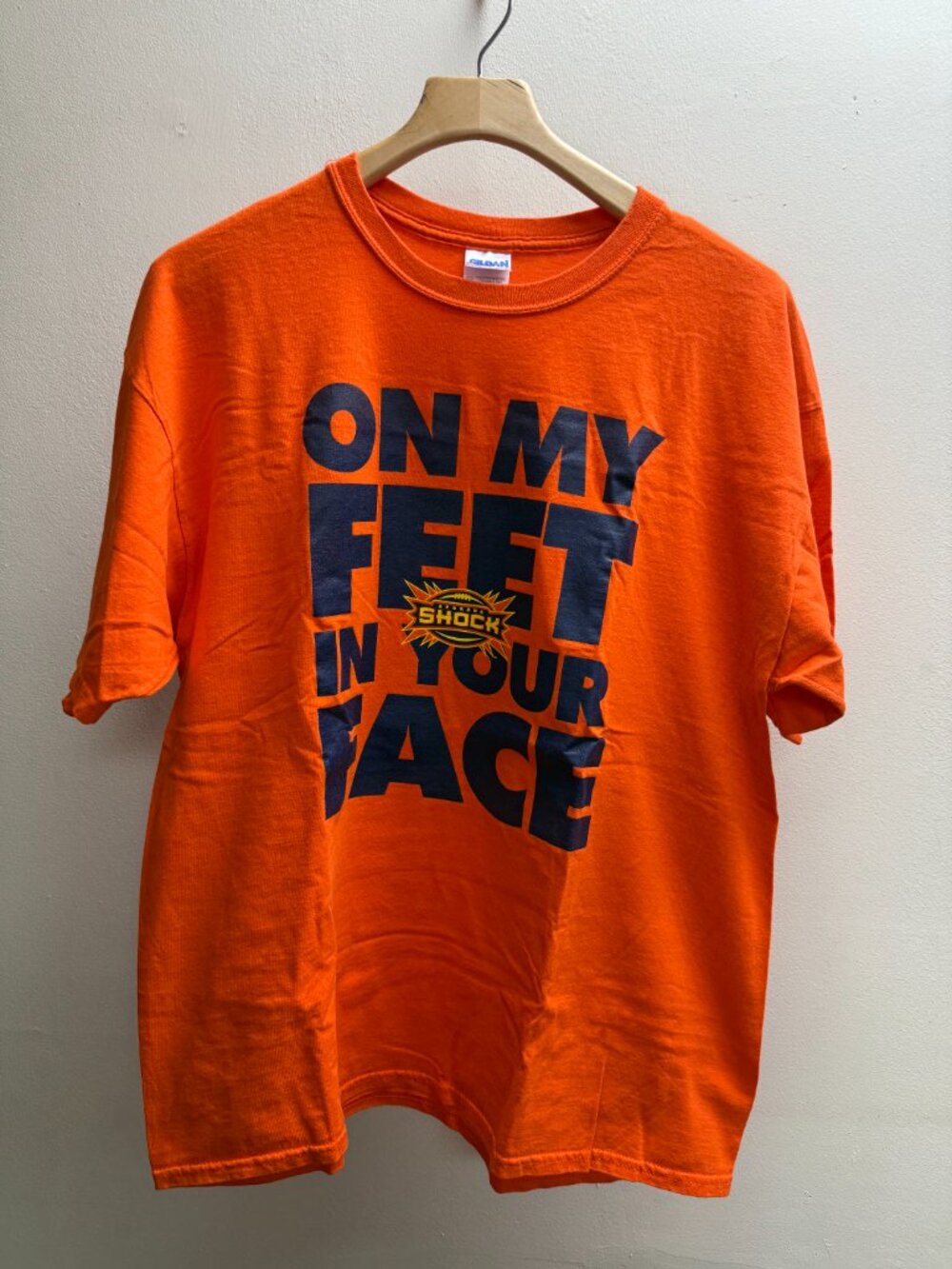 Gildan Spokane Shock Football Men's XL short sleeve t-shirt